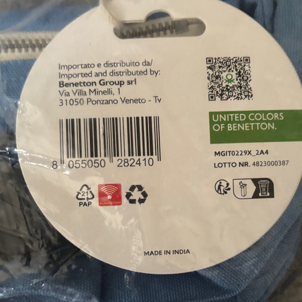 United Colors Of Benetton Blue Waist Bag - Picture 3 of 3